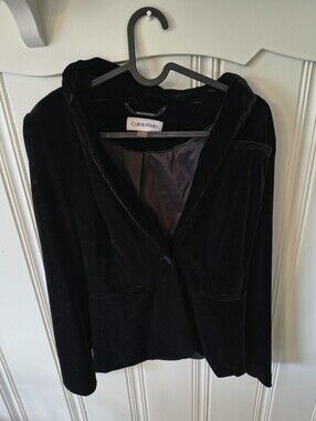 Calvin Klein Velvet Blazer